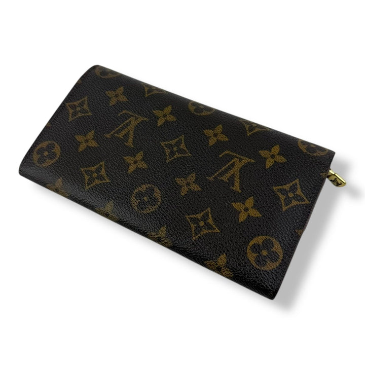 Louis Vuitton Brown Monogram Sarah Femme Wallet - Lux Central