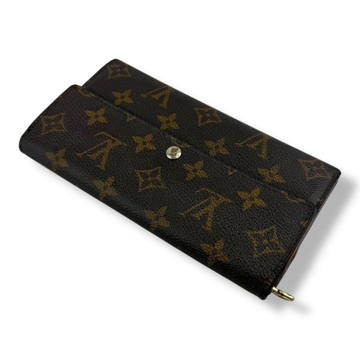 Louis Vuitton Brown Monogram Sarah Femme Wallet - Lux Central