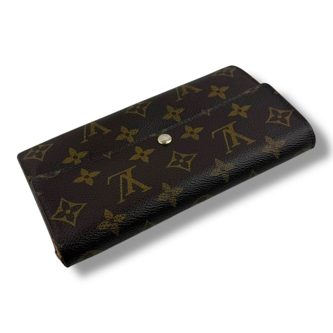 Louis Vuitton Brown Monogram Sarah Femme Wallet - Lux Central