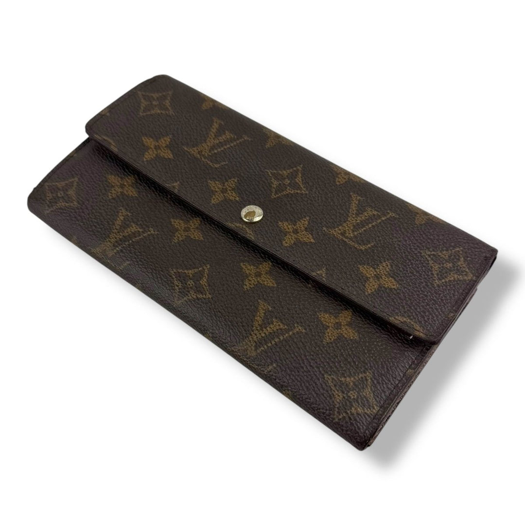Louis Vuitton Brown Monogram Sarah Femme Wallet - Lux Central