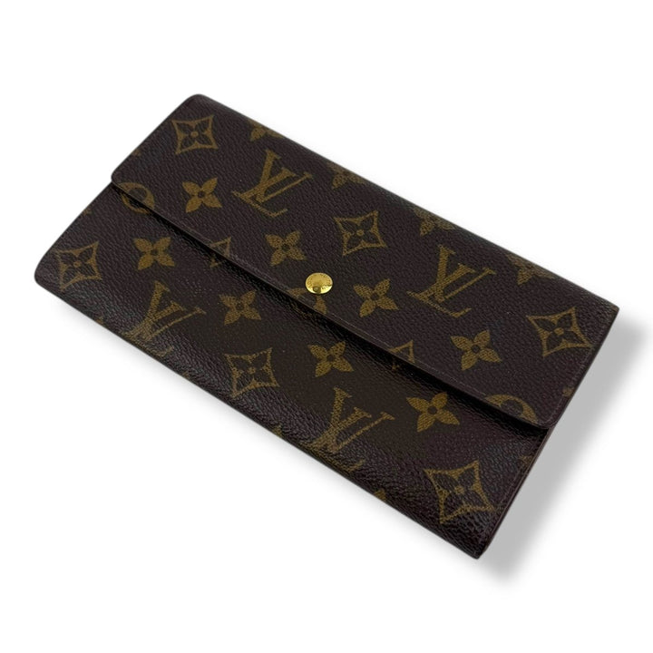 Louis Vuitton Brown Monogram Sarah Femme Wallet - Lux Central