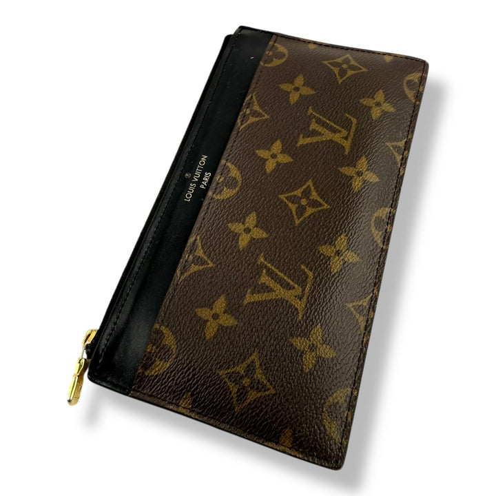 Louis Vuitton Brown Monogram Slim Purse - Lux Central