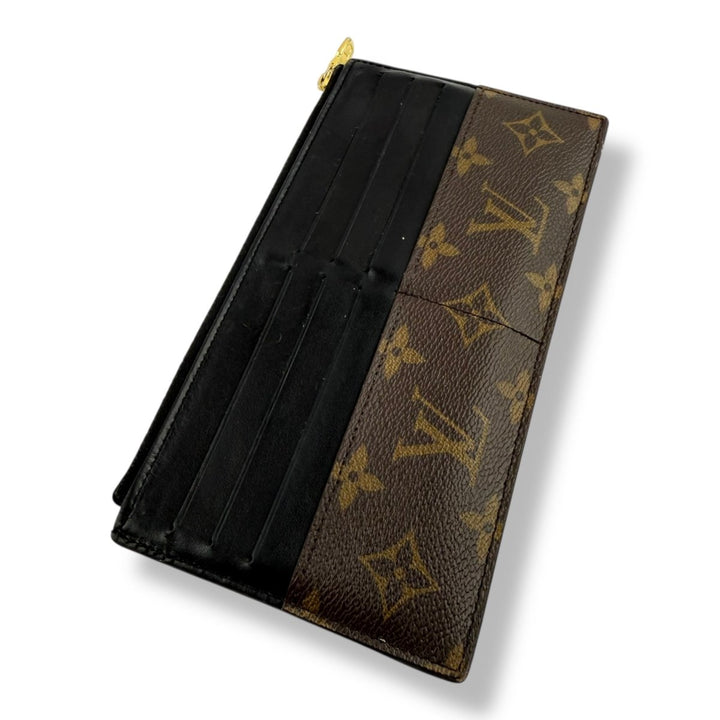 Louis Vuitton Brown Monogram Slim Purse - Lux Central