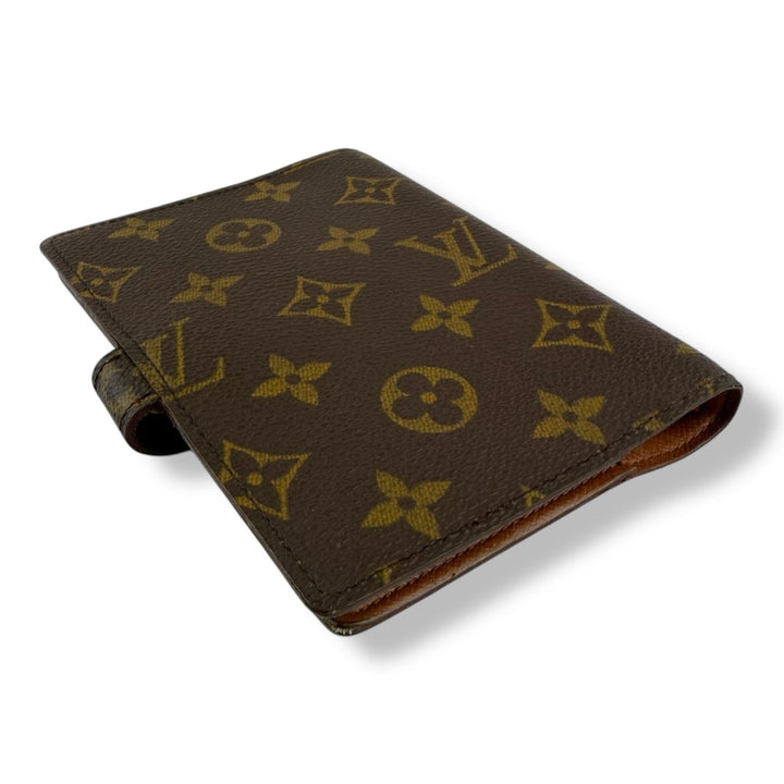 Louis Vuitton Brown Monogram Small Ring Agenda Wallet - Lux Central