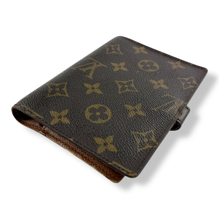 Louis Vuitton Brown Monogram Small Ring Agenda Wallet - Lux Central