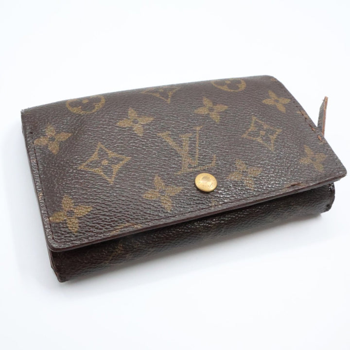 Louis Vuitton Brown Monogram Small Zippy Purse 8598 - Lux Central