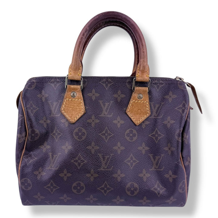 Louis Vuitton Brown Monogram Speedy 25 Handbag - Lux Central