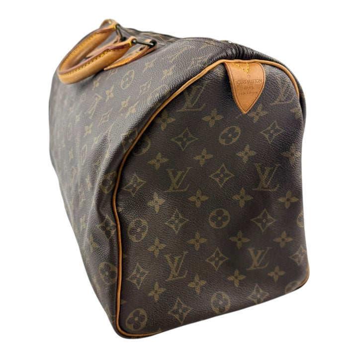 Louis Vuitton Brown Monogram Speedy 40 Handbag - Lux Central