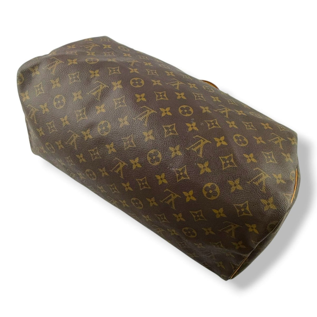 Louis Vuitton Brown Monogram Speedy 40 Handbag - Lux Central