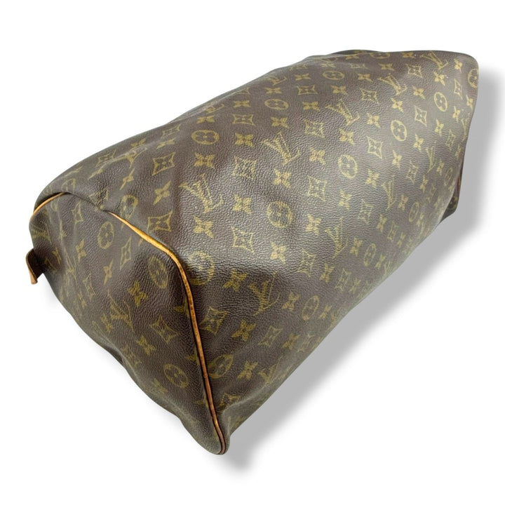 Louis Vuitton Brown Monogram Speedy 40 Handbag - Lux Central