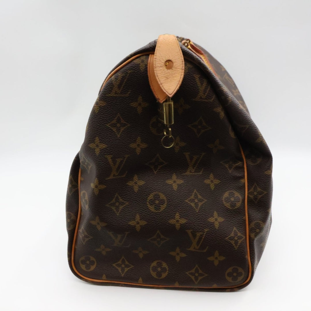 Louis Vuitton Brown Monogram Speedy 40 Handbag - Lux Central