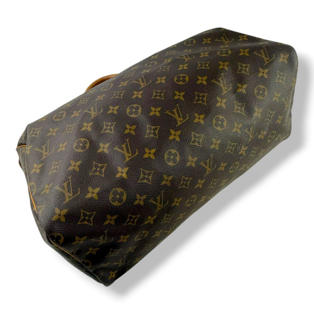 Louis Vuitton Brown Monogram Speedy 40 Handbag - Lux Central