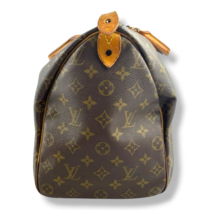 Louis Vuitton Brown Monogram Speedy 40 Handbag - Lux Central