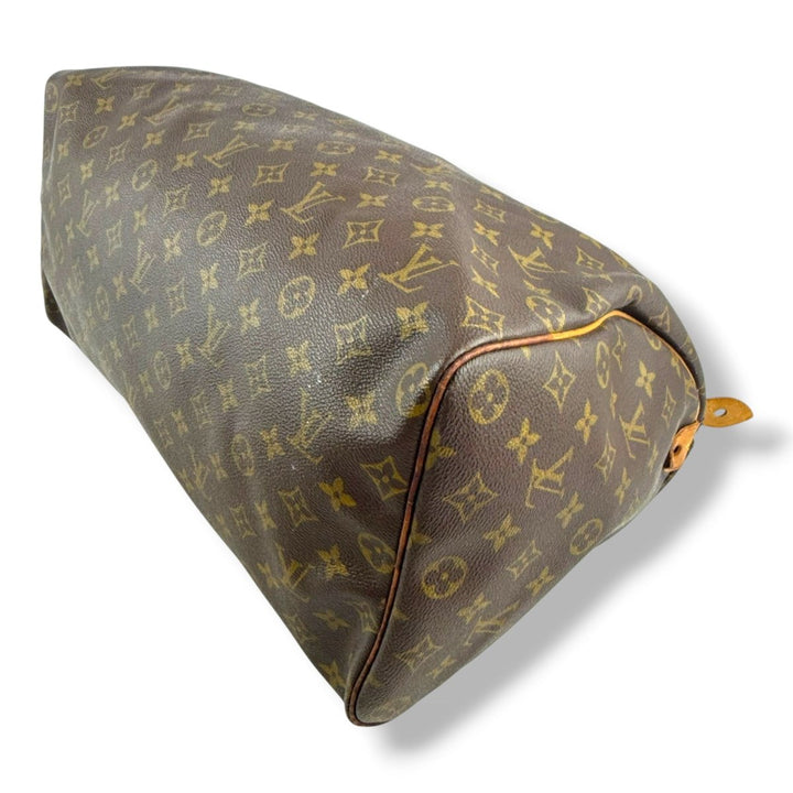 Louis Vuitton Brown Monogram Speedy 40 Handbag - Lux Central
