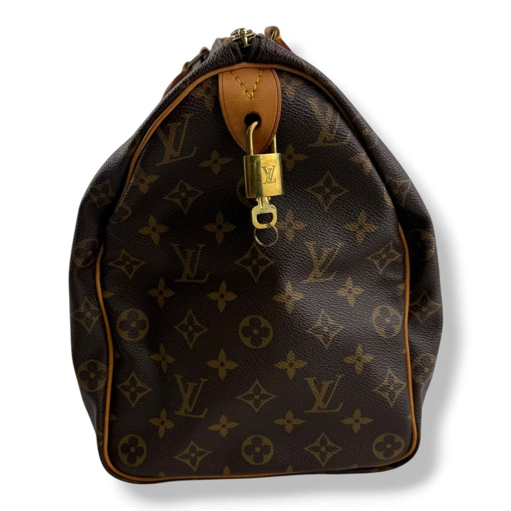 Louis Vuitton Brown Monogram Speedy 40 Handbag - Lux Central