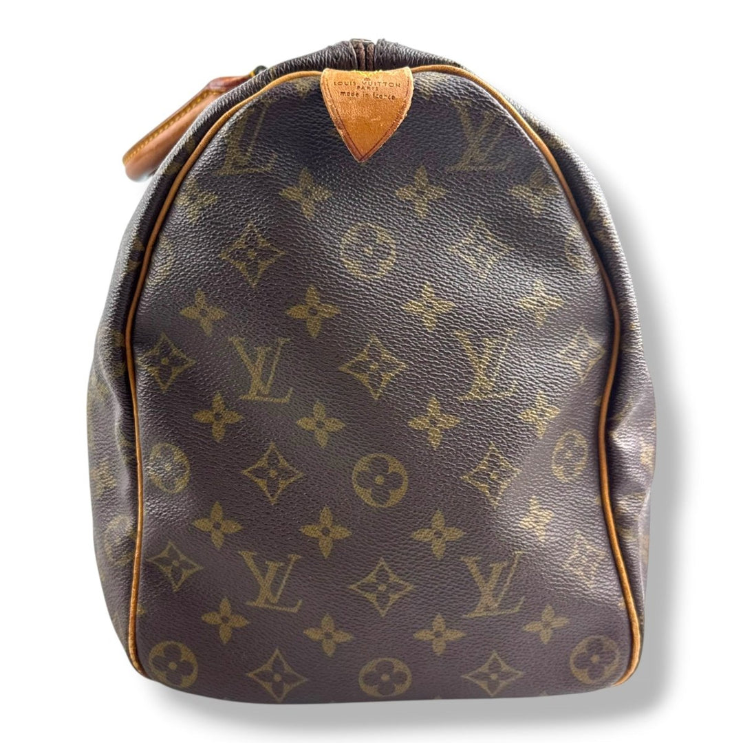 Louis Vuitton Brown Monogram Speedy 40 Handbag - Lux Central