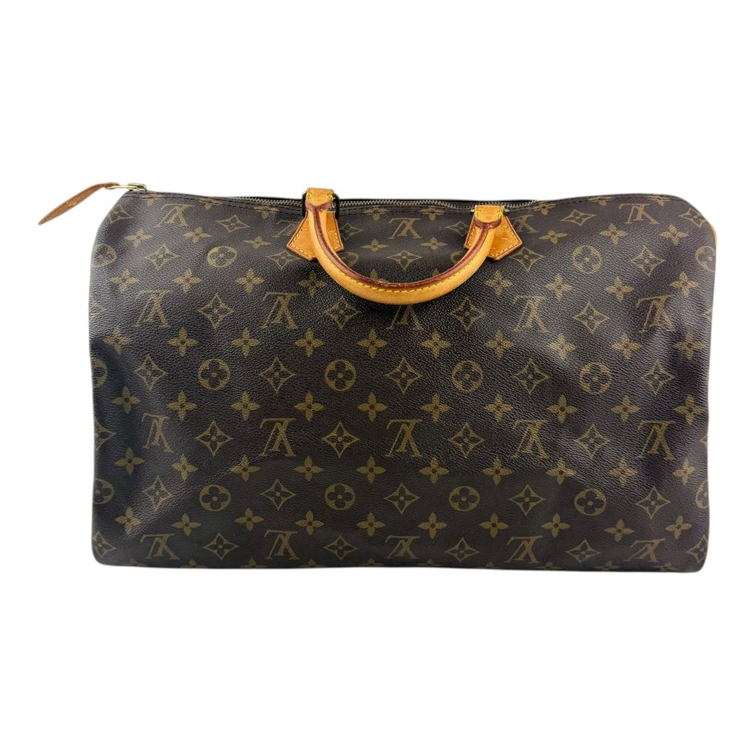 Louis Vuitton Brown Monogram Speedy 40 Handbag - Lux Central