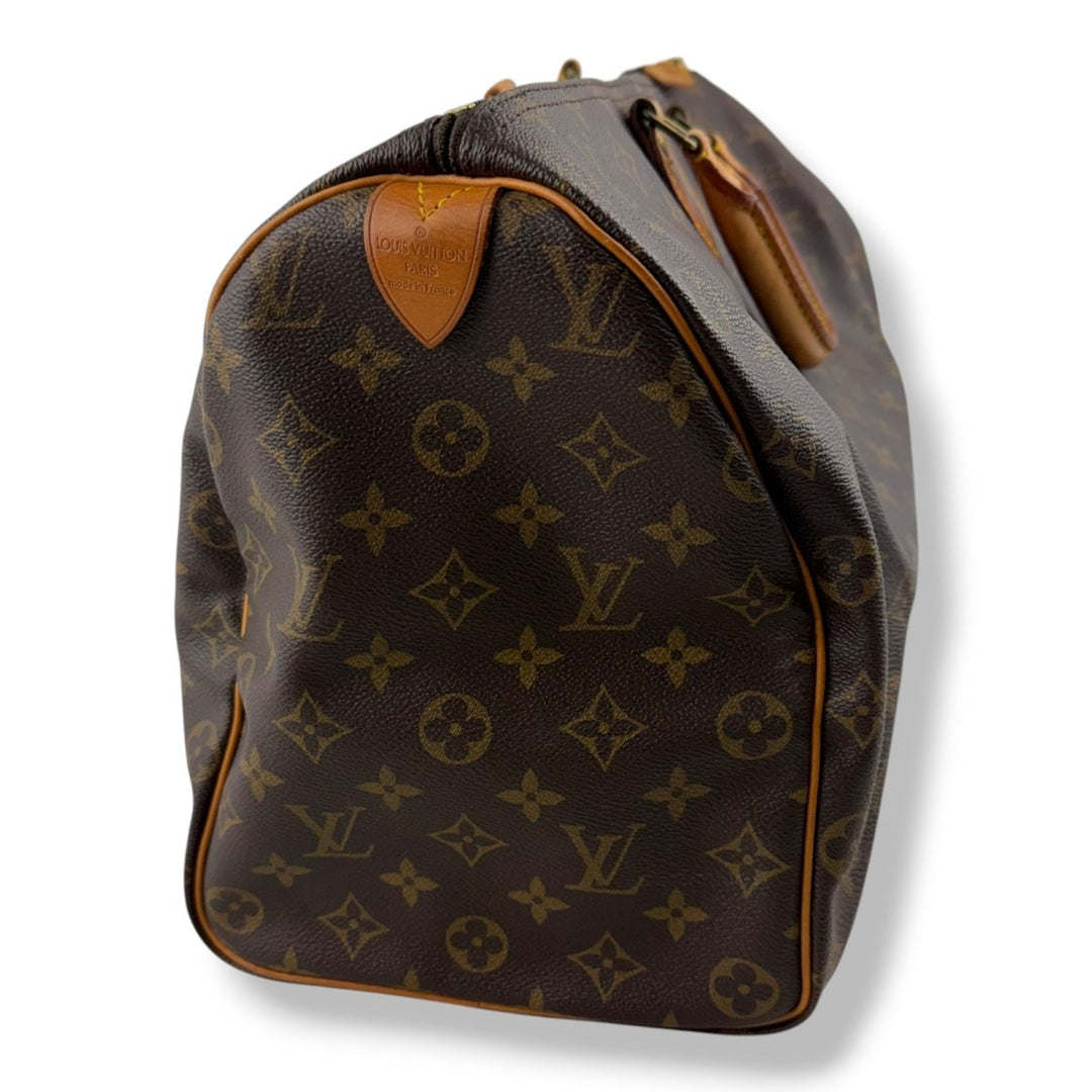 Louis Vuitton Brown Monogram Speedy 40 Handbag - Lux Central