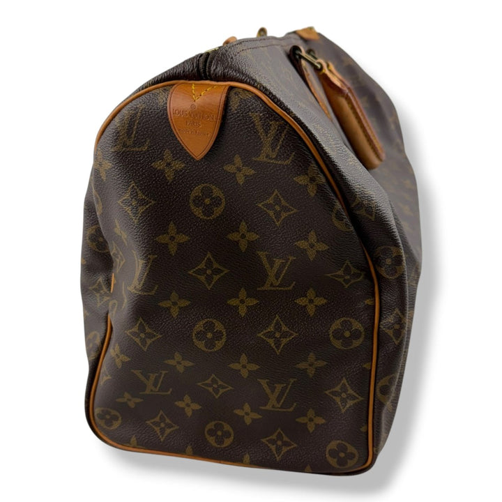 Louis Vuitton Brown Monogram Speedy 40 Handbag - Lux Central