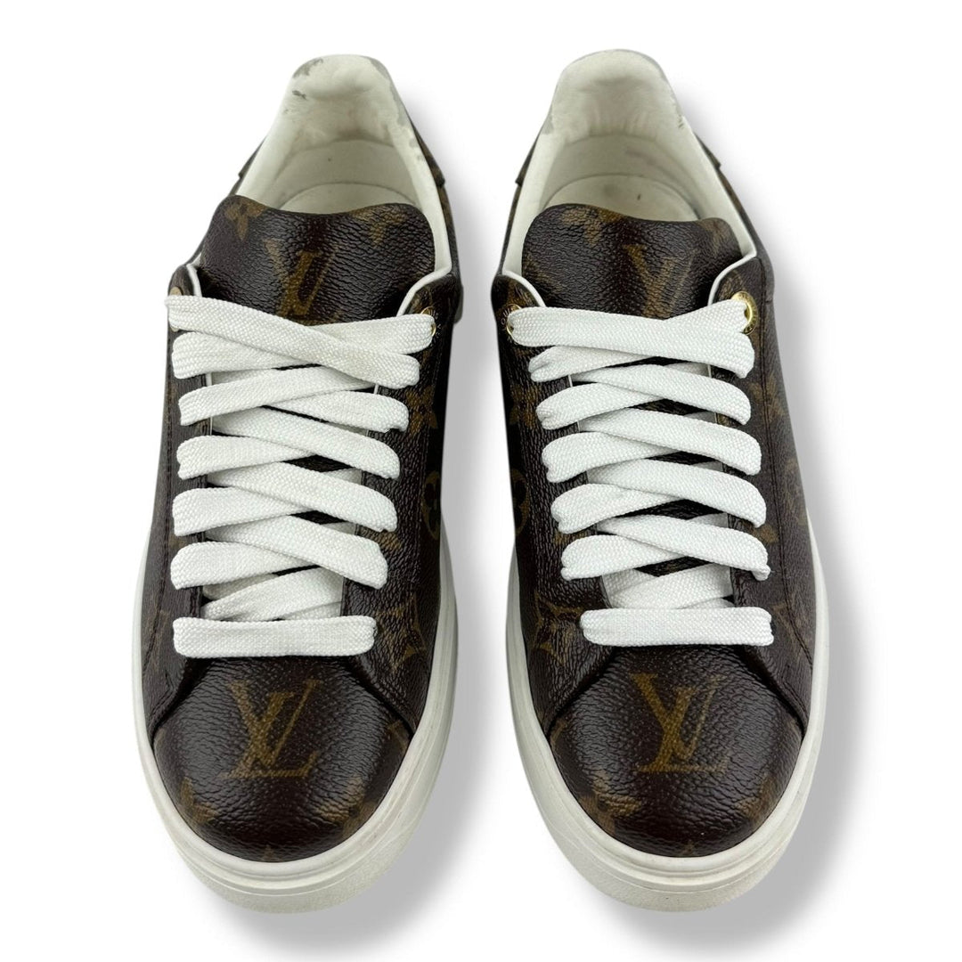 Louis Vuitton Brown Monogram Time Out LV UK 3 / EU 36 - Lux Central