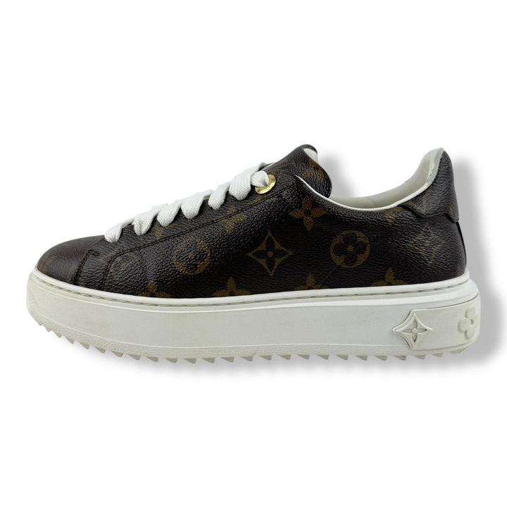 Louis Vuitton Brown Monogram Time Out LV UK 3 / EU 36 - Lux Central
