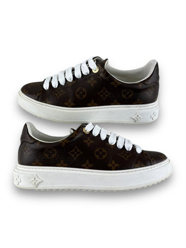 Louis Vuitton Brown Monogram Time Out UK 4.5 / EU 37.5 - Lux Central