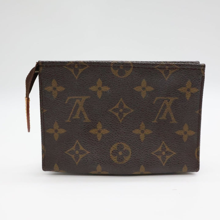 Louis Vuitton Brown Monogram Toiletry Pouch 15 Bag - Lux Central