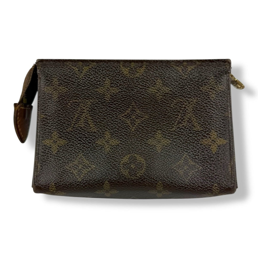 Louis Vuitton Brown Monogram Toiletry Pouch 15 Bag - Lux Central