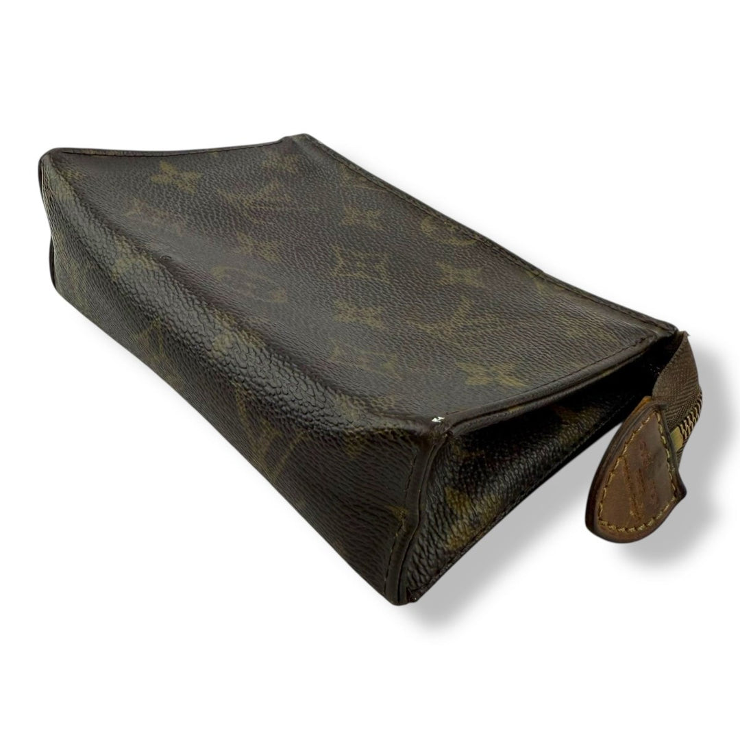Louis Vuitton Brown Monogram Toiletry Pouch 15 Bag - Lux Central