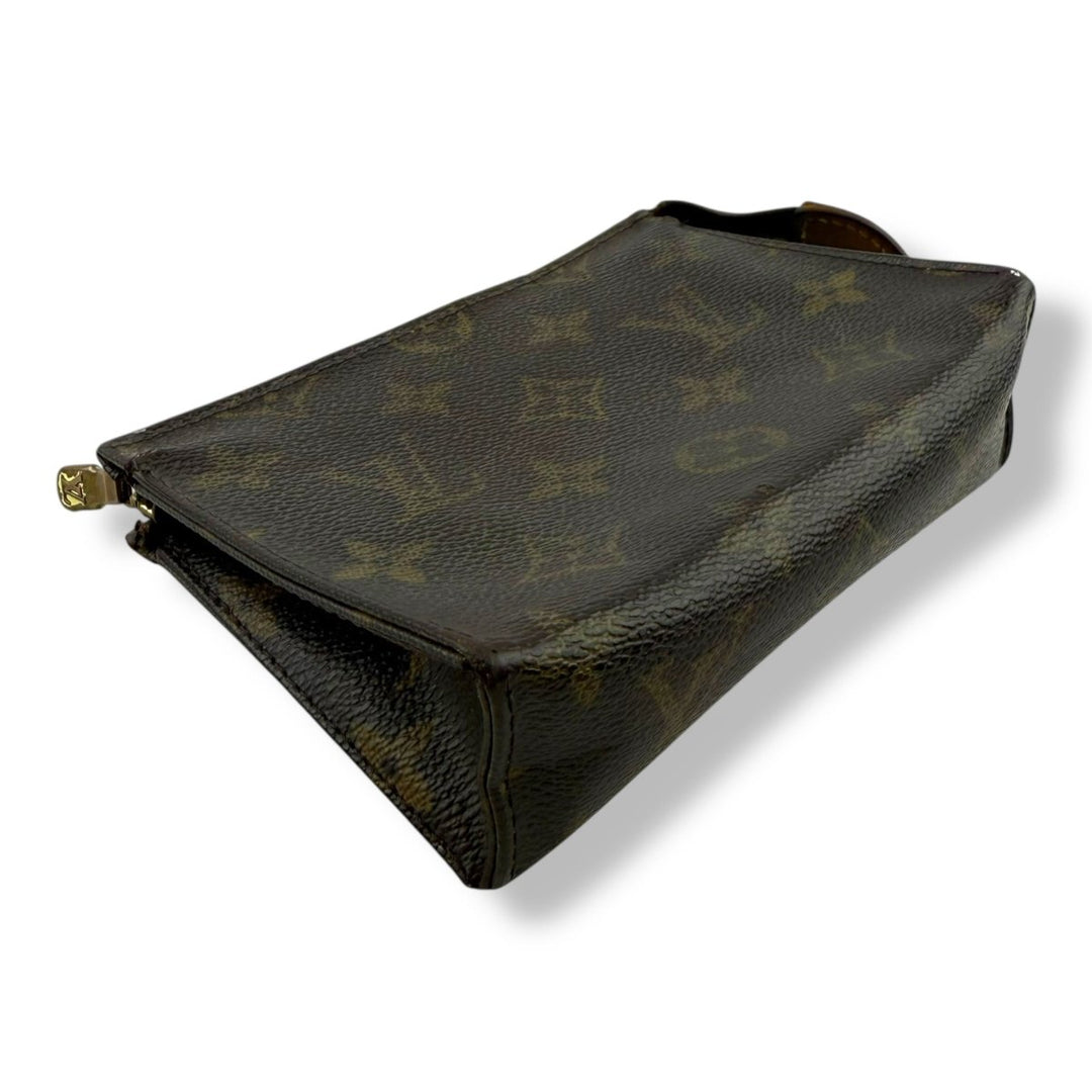 Louis Vuitton Brown Monogram Toiletry Pouch 15 Bag - Lux Central