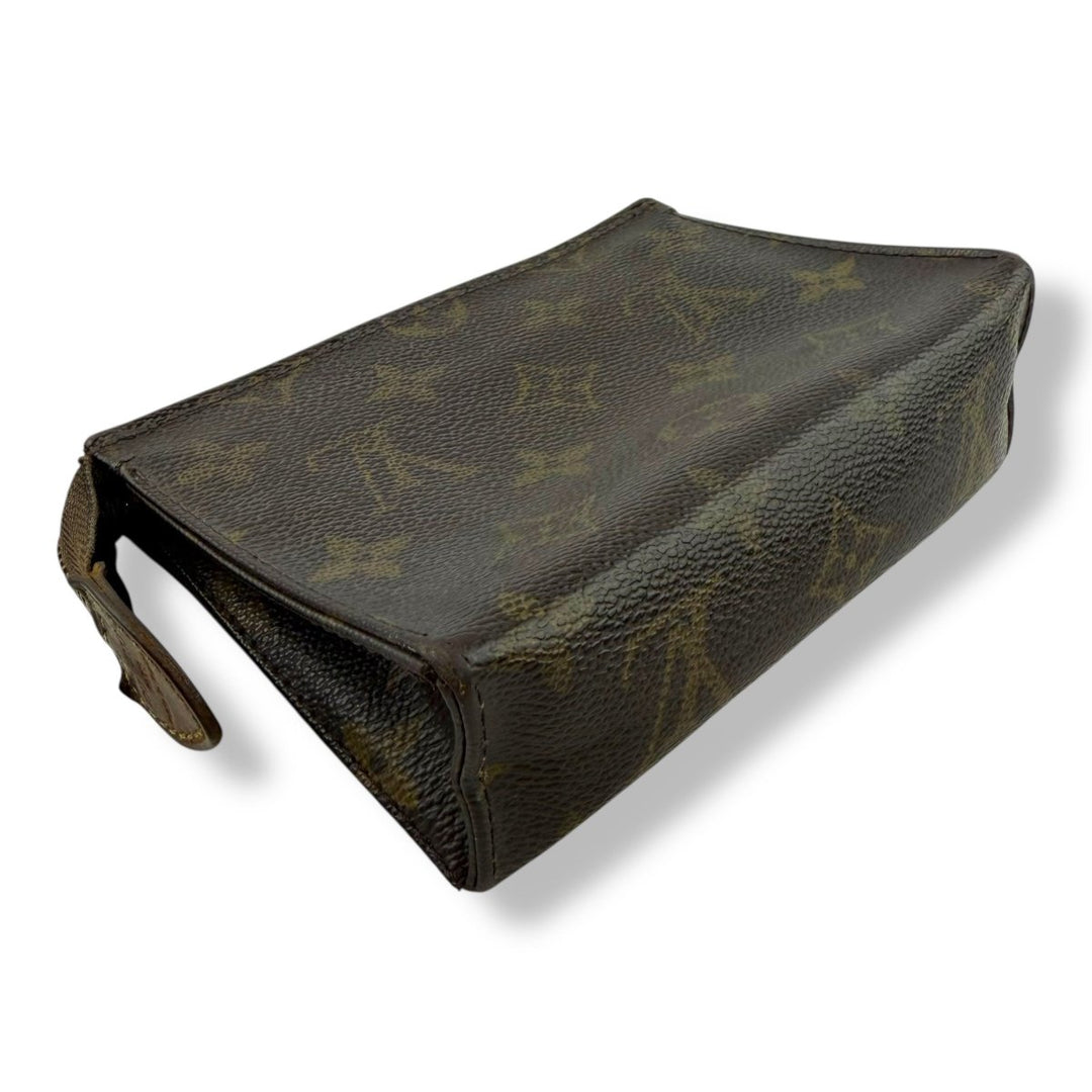 Louis Vuitton Brown Monogram Toiletry Pouch 15 Bag - Lux Central