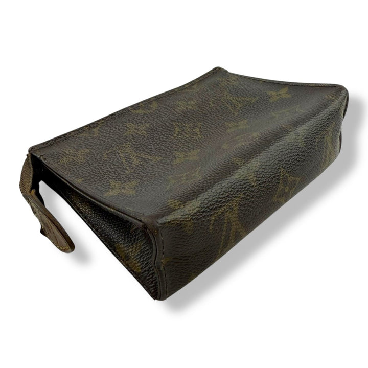 Louis Vuitton Brown Monogram Toiletry Pouch 15 Bag - Lux Central