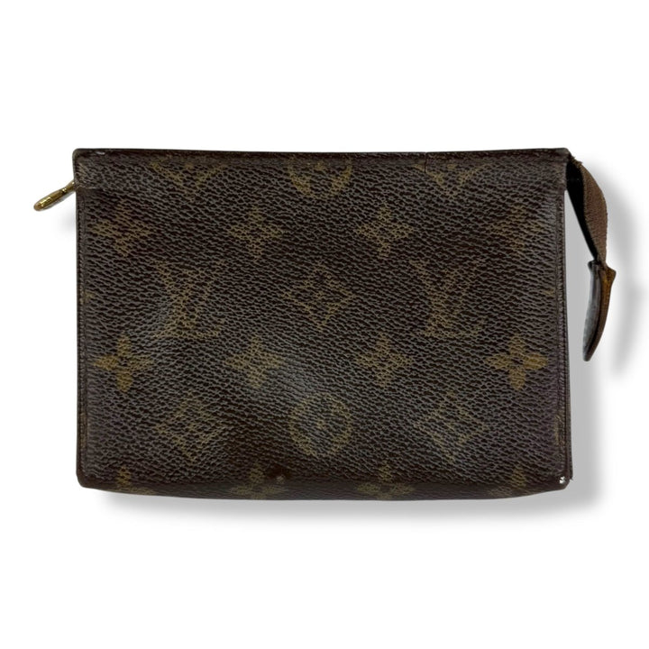 Louis Vuitton Brown Monogram Toiletry Pouch 15 Bag - Lux Central