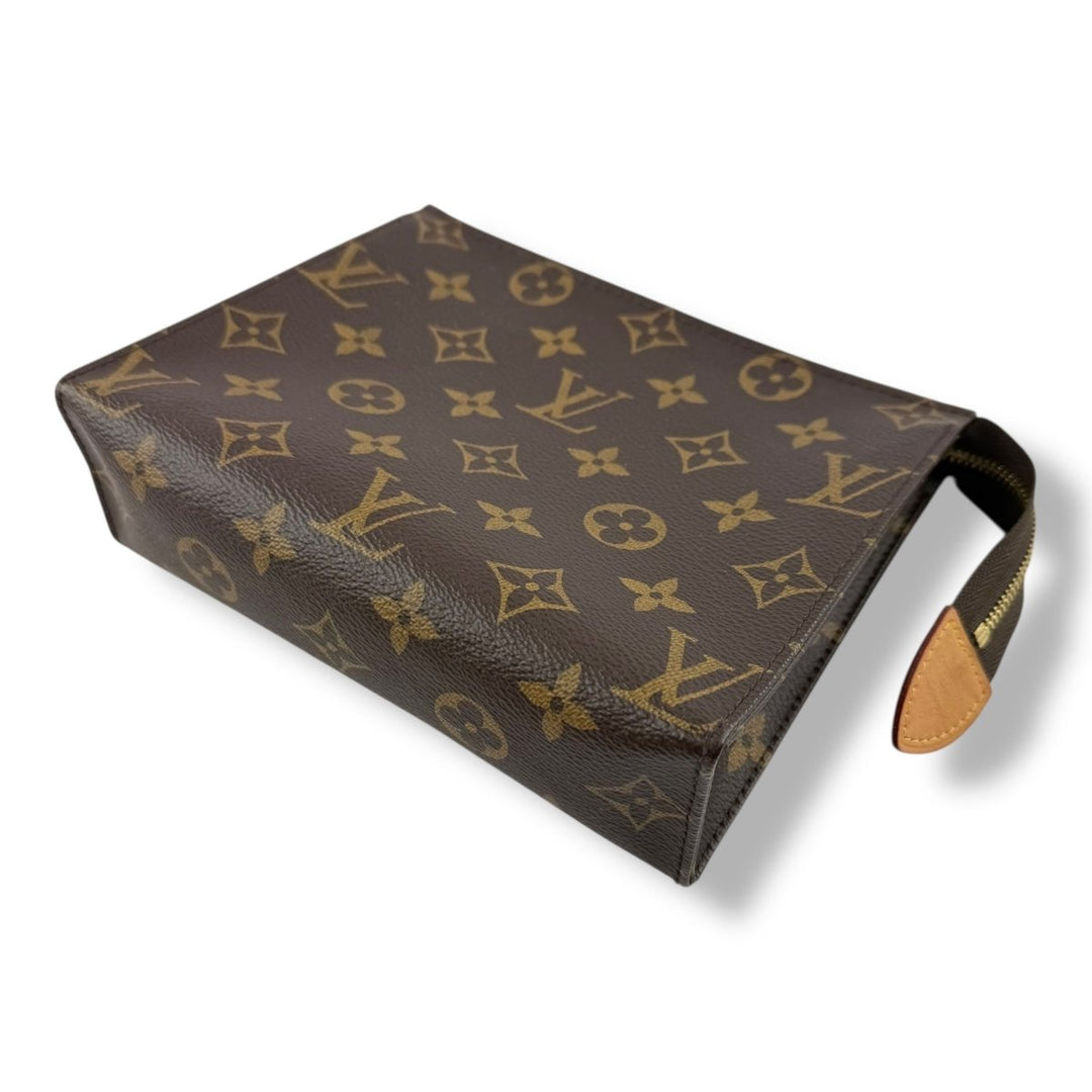 Louis Vuitton Brown Monogram Toiletry Pouch 19 Bag - Lux Central