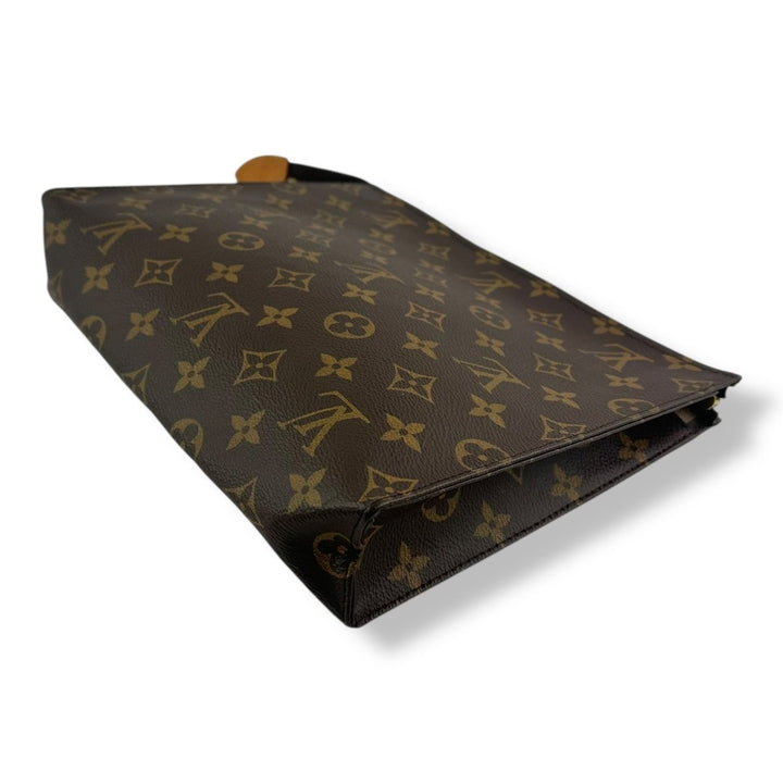 Louis Vuitton Brown Monogram Toiletry Pouch 26 Bag - Lux Central