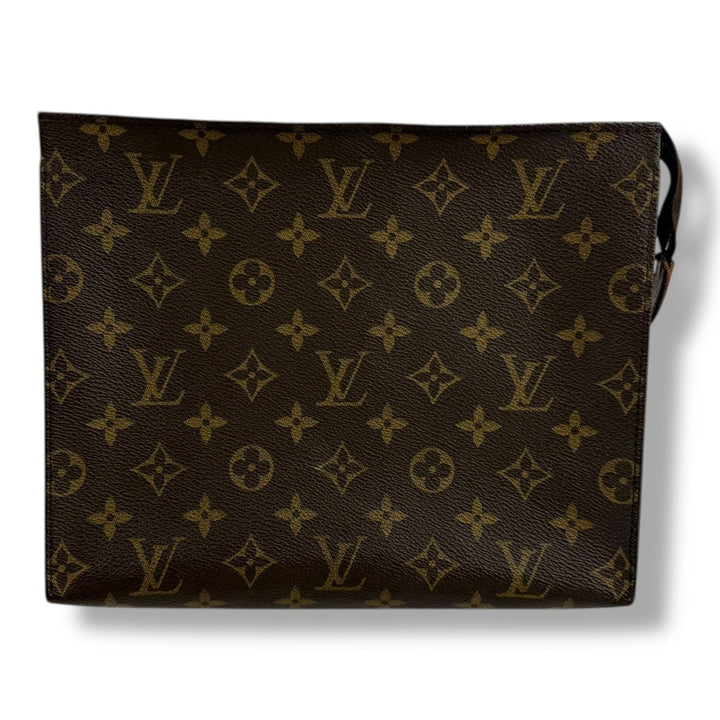 Louis Vuitton Brown Monogram Toiletry Pouch 26 Bag - Lux Central