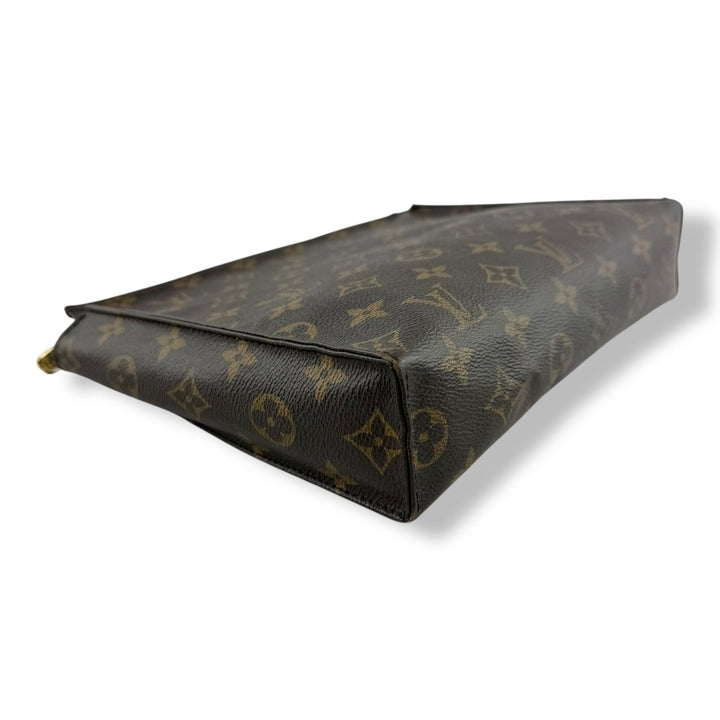 Louis Vuitton Brown Monogram Toiletry Pouch 26 Bag - Lux Central