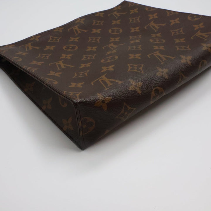 Louis Vuitton Brown Monogram Toiletry Pouch 26 Bag - Lux Central