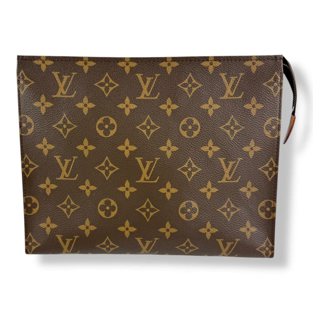 Louis Vuitton Brown Monogram Toiletry Pouch 26 Bag - Lux Central