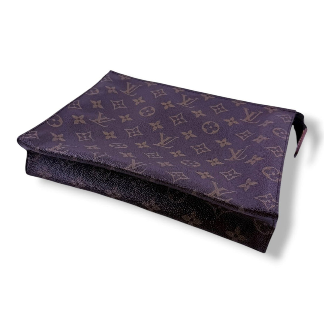 Louis Vuitton Brown Monogram Toiletry Pouch 26 Bag - Lux Central