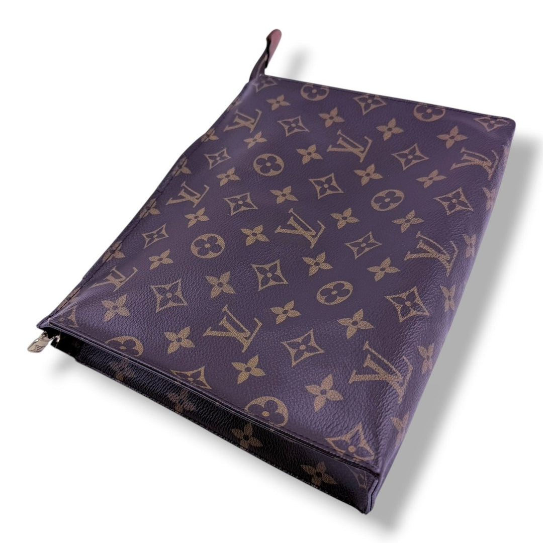 Louis Vuitton Brown Monogram Toiletry Pouch 26 Bag - Lux Central
