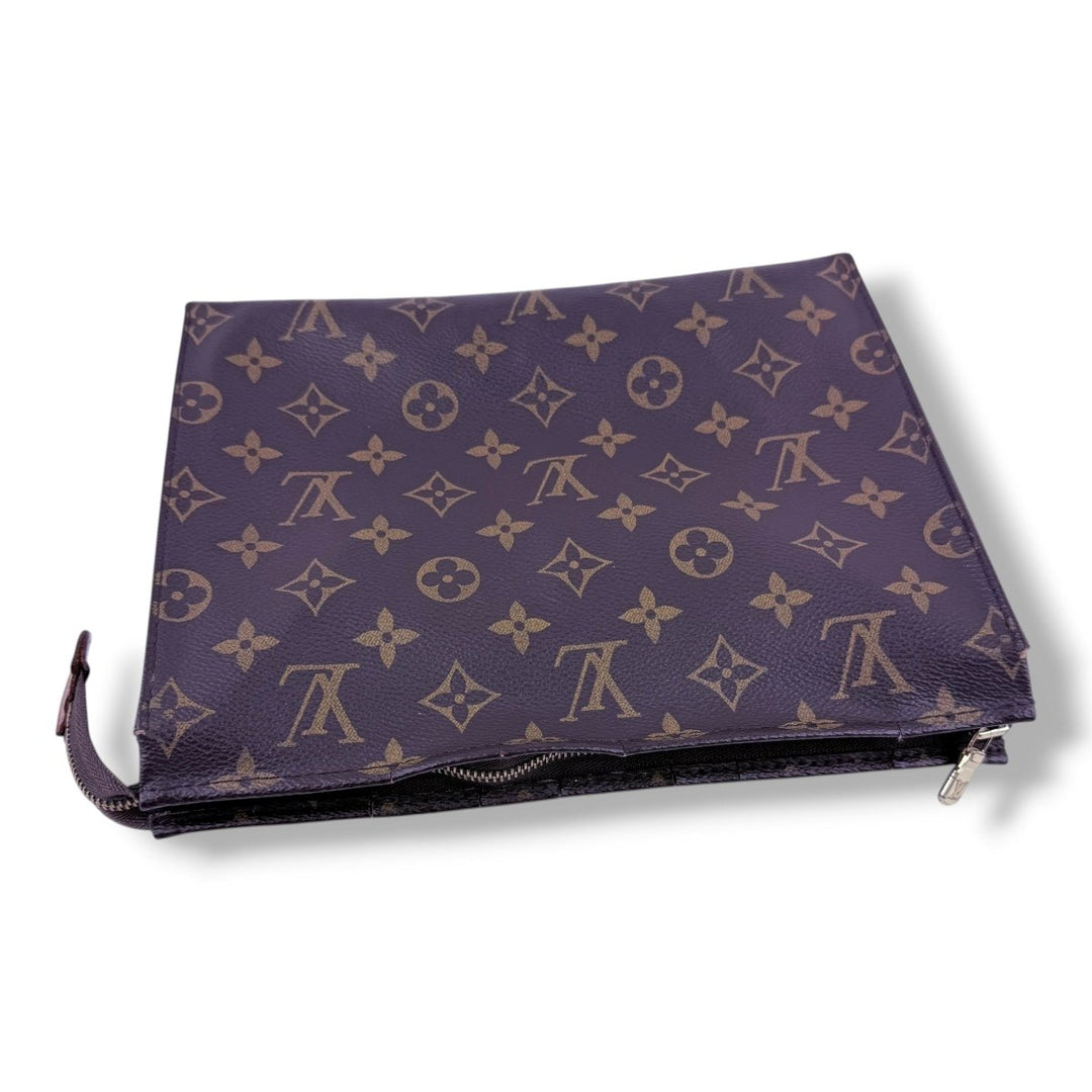 Louis Vuitton Brown Monogram Toiletry Pouch 26 Bag - Lux Central