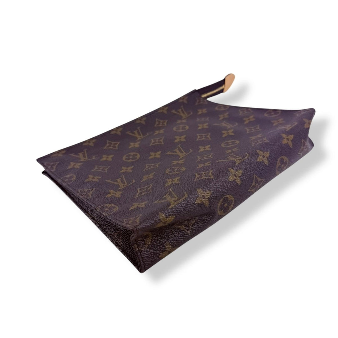 Louis Vuitton Brown Monogram Toiletry Pouch 26 Bag - Lux Central