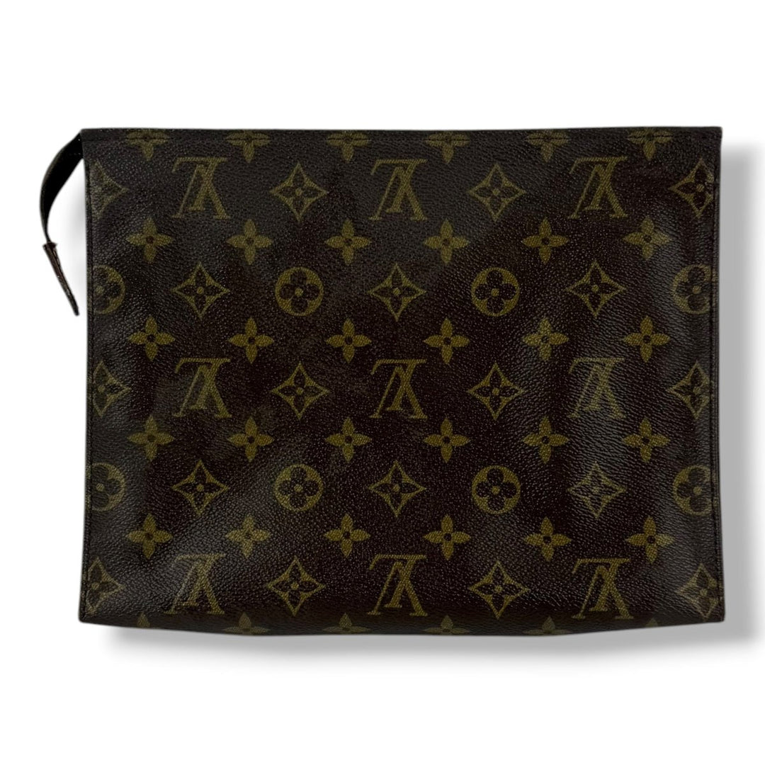 Louis Vuitton Brown Monogram Toiletry Pouch 26 Bag - Lux Central