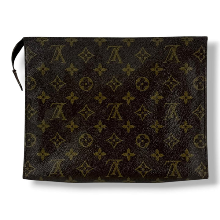 Louis Vuitton Brown Monogram Toiletry Pouch 26 Bag - Lux Central