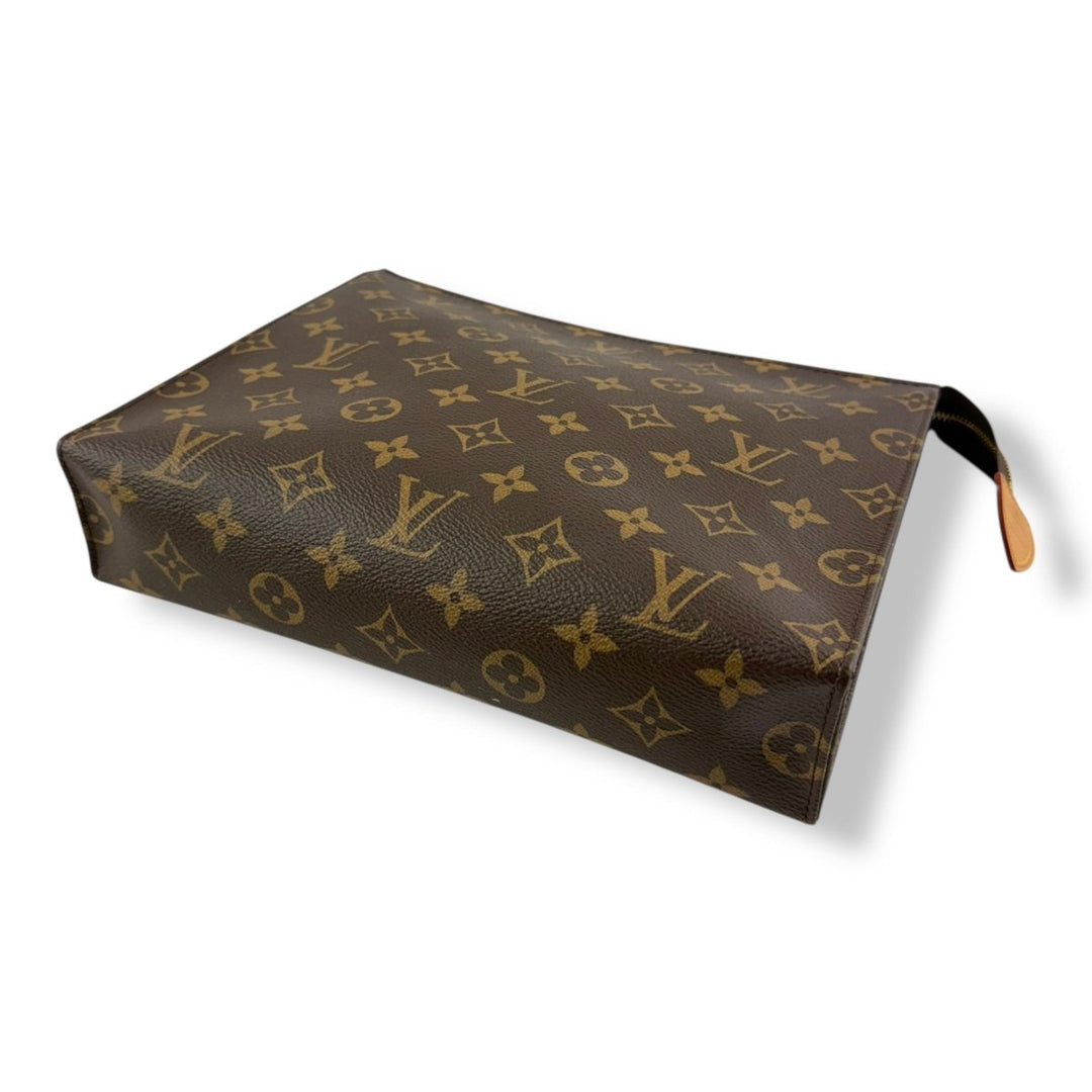 Louis Vuitton Brown Monogram Toiletry Pouch 26 Bag - Lux Central