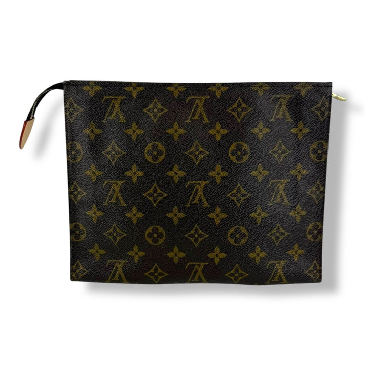 Louis Vuitton Brown Monogram Toiletry Pouch 26 Bag - Lux Central