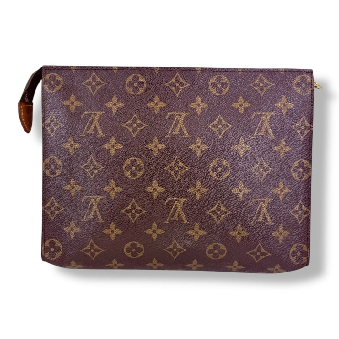 Louis Vuitton Brown Monogram Toiletry Pouch 26 Bag - Lux Central