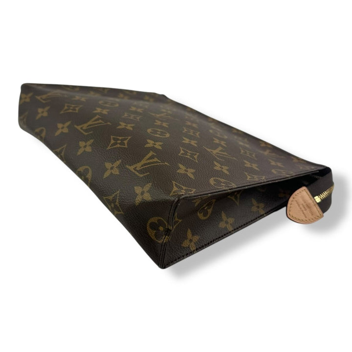 Louis Vuitton Brown Monogram Toiletry Pouch 26 Bag - Lux Central