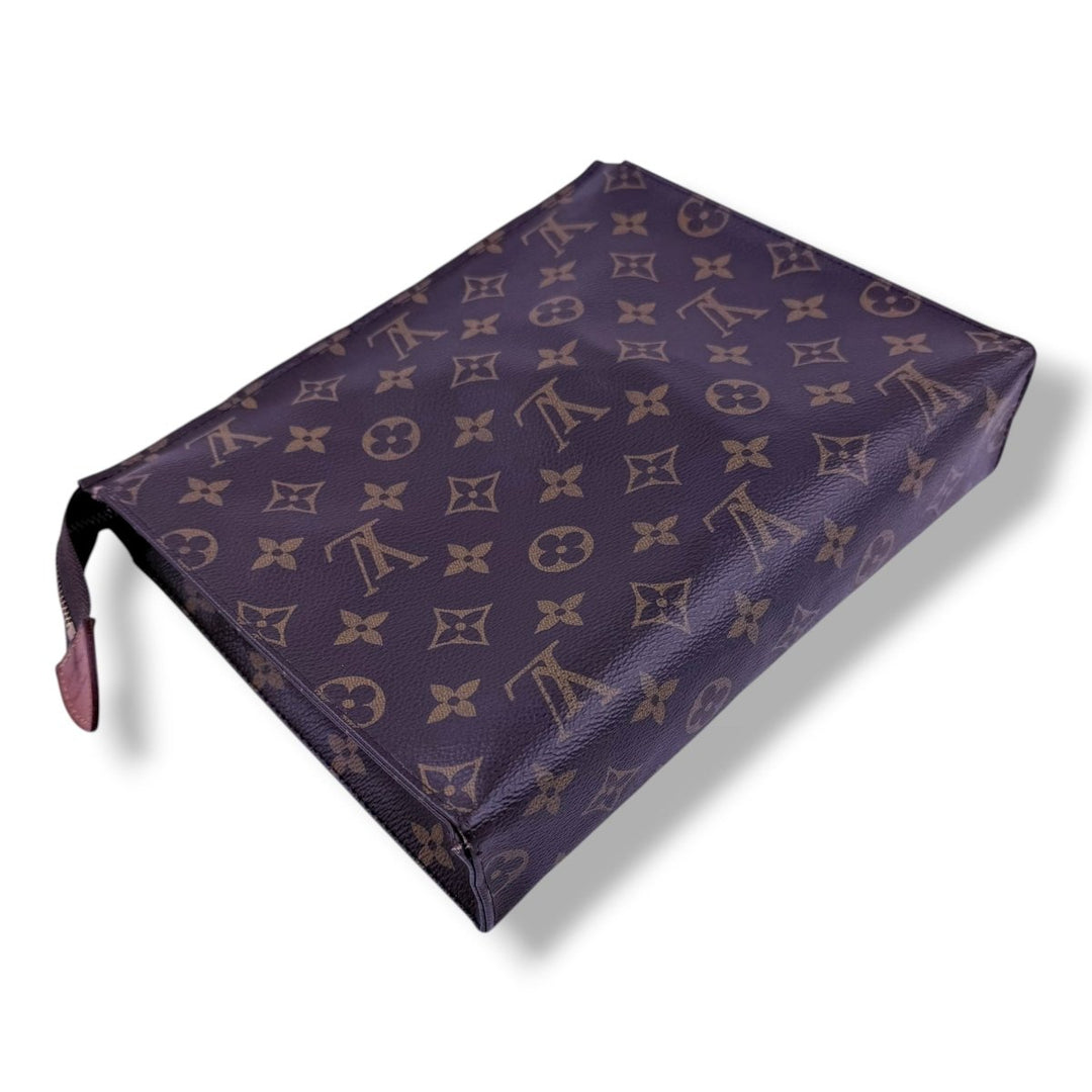Louis Vuitton Brown Monogram Toiletry Pouch 26 Bag - Lux Central